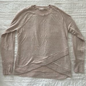 Athleta criss-cross front sweatshirt